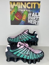 NIKE WOMEN'S SHOX TL FADE RETRO NEW RUNNING SHOES LIGHT ARCTIC PINK NOIR NEW 8