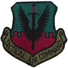 USAF Tactical Air Command TAC Subdued Uniform Patch