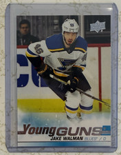 2019-20 SP AUTHENTIC UPPER DECK UPDATE JAKE WALMAN YOUNG GUNS #527 EDM OILERS!!