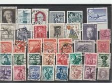 Österreich, 39 verschiedene Marken (50er - 60er Jahre voriges Jahrtausend)