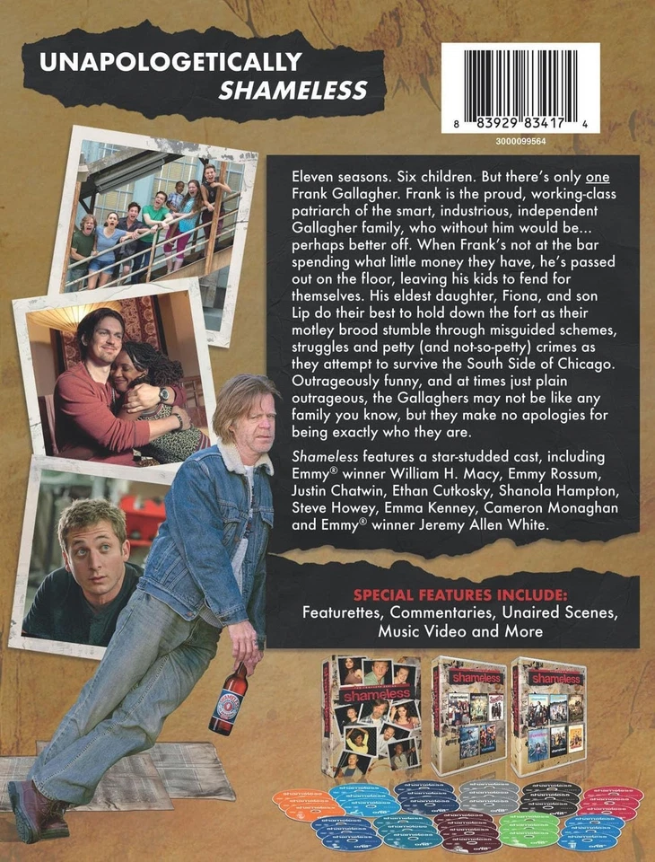 Shameless The Complete Series (DVD, 2025, 34-Disc Set, Seasons 1-11) NEW - Image 3 of 4