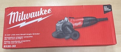 MILWAUKEE 6130-33 7 AMP 4-1/2-INCH SMALL ANGLE GRINDER (E10050401)