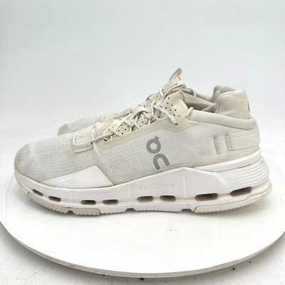 On Cloudnova 2 Swiss Engineering Women Size 7.5 3WE30220108 White Running Shoes