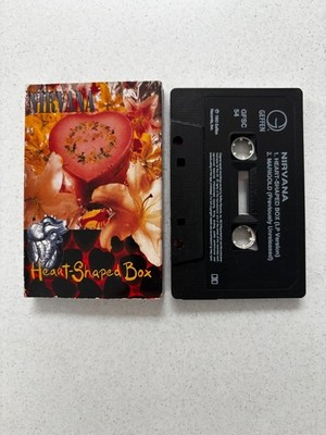 NIRVANA - HEART-SHAPED BOX (RARE UK CASSETTE TAPE SINGLE)