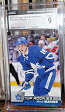 AUCTION-2017 UD-# R-2-MITCH MARNER-ROOKIE-TORONTO-CGC 9