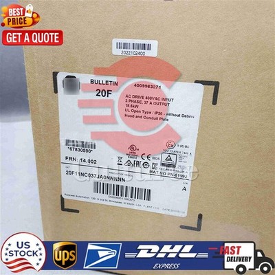 New 20F11NC037JA0NNNNN Allen-Bradley PowerFlex 753 AC Drive In Box