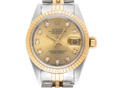 Rolex Datejust Diamanten Ref.6917 Bj.1982 LC 100 Full Set sehr gut Vintage