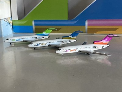 SMAC Seattle Model Aircraft AirWest Boeing 727-100s 1:400 N2969G N898PC N2979G