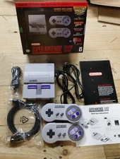 Super Nintendo SNES Game Console HDMI with Built-in 21 Games 