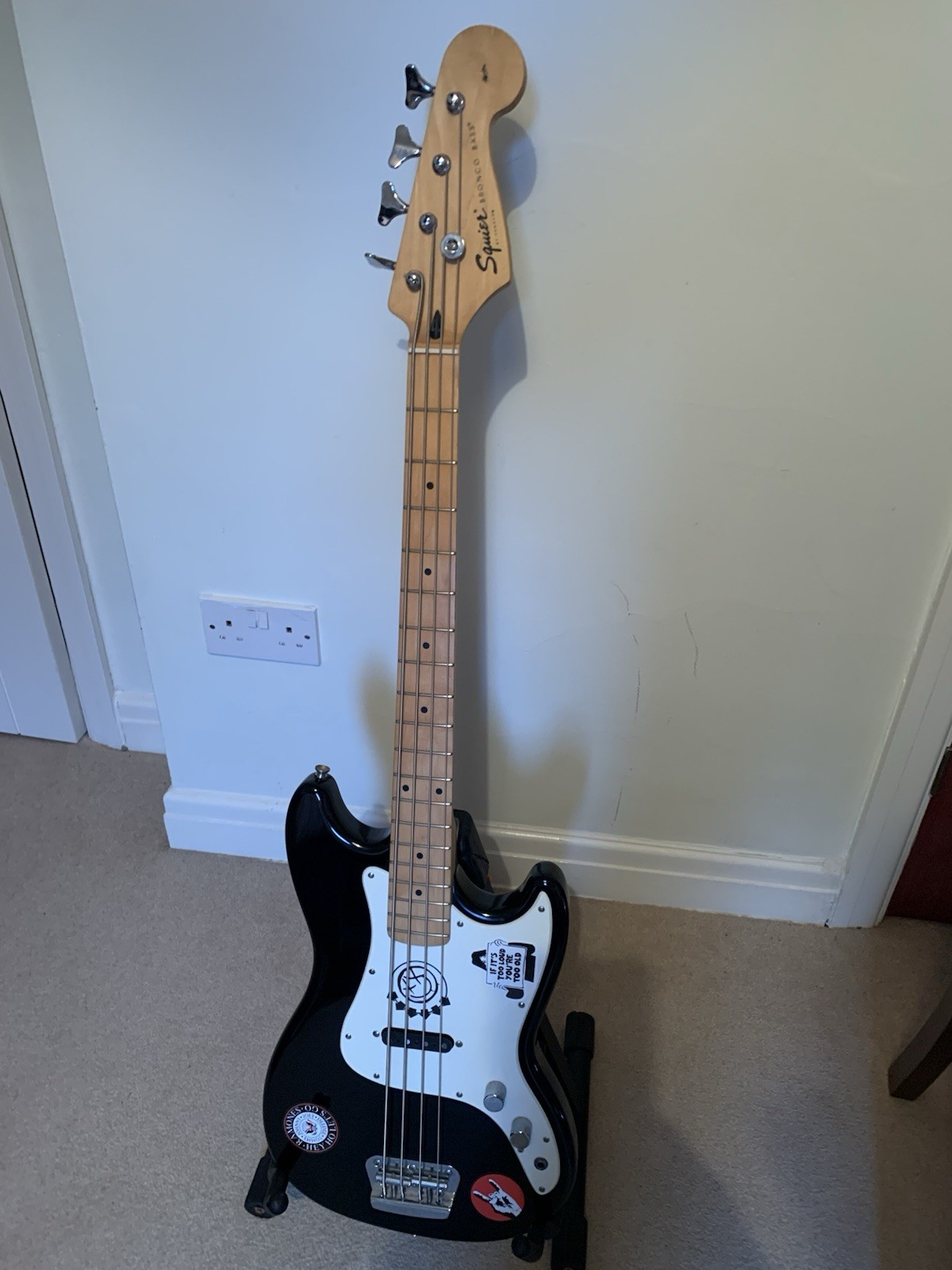 Squier Bronco by Fender bass guitar