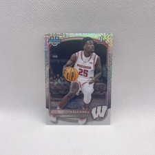 2025-26 Bowman Chrome U Basketball Mojo Refractor John Blackwell Wisconsin