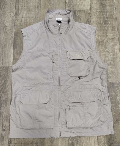 Men Salewa Vest Grey Nylon 42