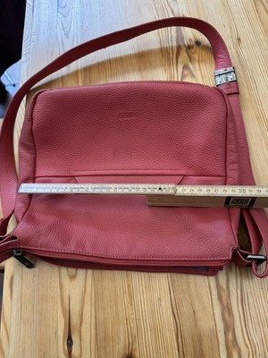 Bree gedämpftes Rot Sommer Tasche Leder Umhängetasche, sehr gut erhalten