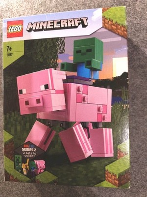 LEGO  Minecraft 21157 BigFig Schwein mit Zombiebaby (2020) - Neu in OVP