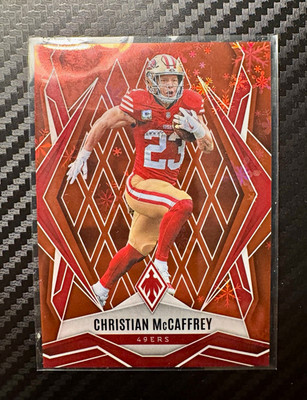 Panini 2025 Phoenix Christian McCaffrey 49ers Red Winter #34 /399