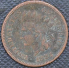 1882  VF, Rough, spots   Indian Head Cent