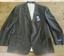 Stafford Men s Black Classic Fit Year-Round Sport Coat Blazer 46 Short