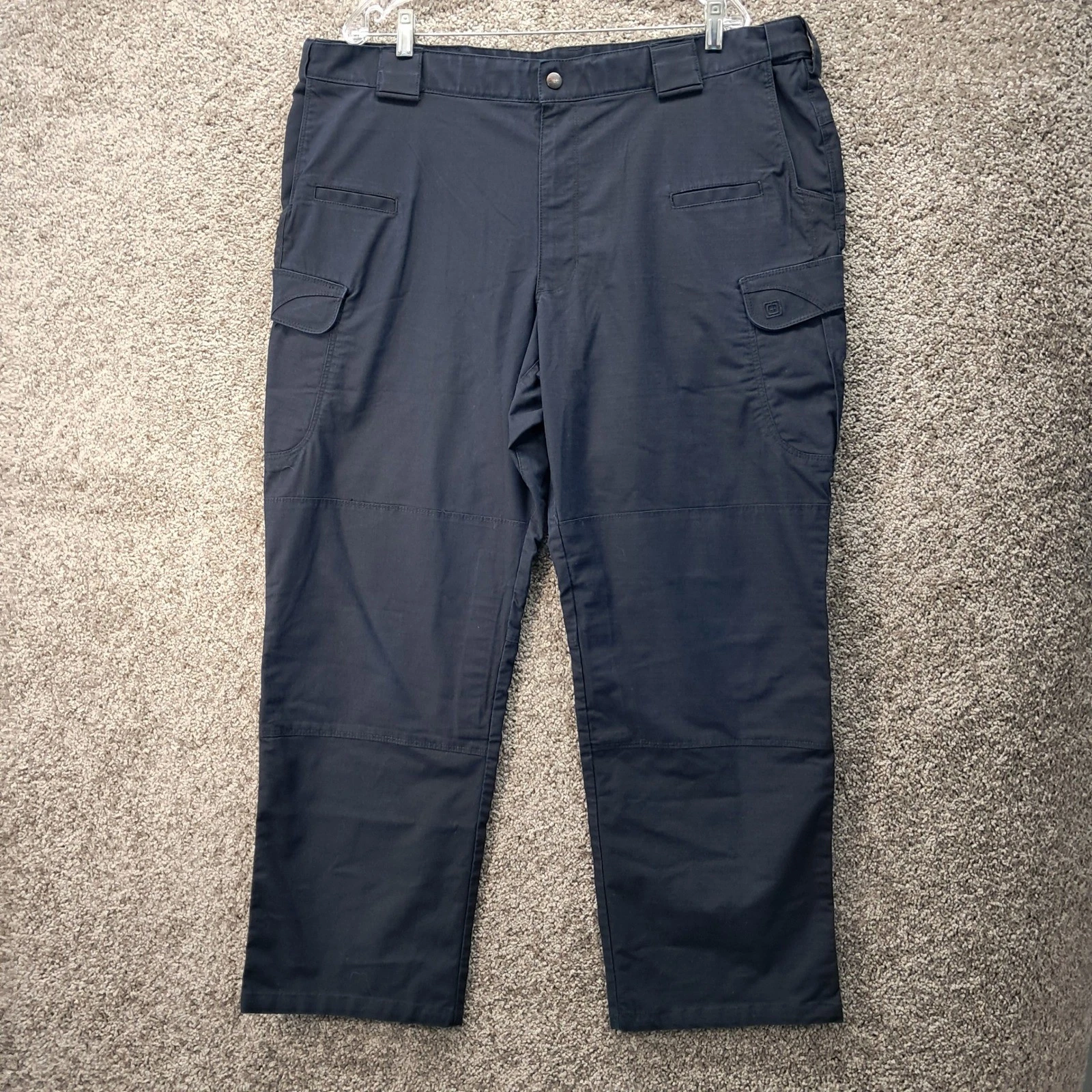 5.11 Tactical Stryke Pants Mens 42x30 Dark Navy Blue Ripstop Cargo Trousers 6587
