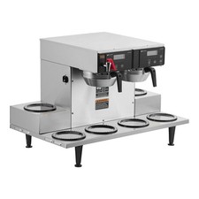 Bunn Axiom 0/6 Twin 12 Cup Automatic Coffee Brewer w/ 6 Warmers - 120/208-240V