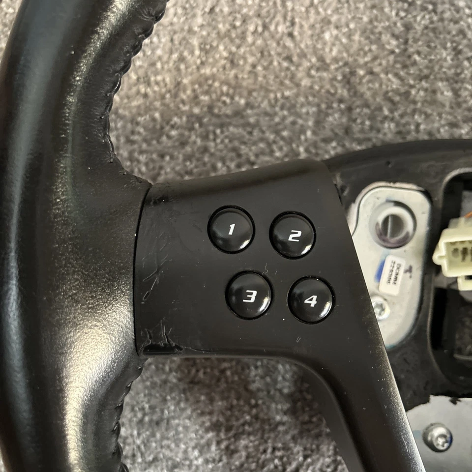 Volante Cadillac CTS 2006 2007 cuero negro grano madera 21994384 Foto 2 de 4