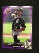 Hansen, Alec - 2017 Bowman Draft Paper - Purple - /250