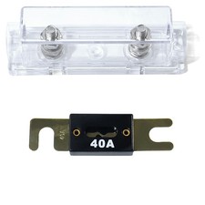 In-Line ANL Fuse Holder  40 Amp ANL Electrical Protection Fuse Blade Fuse