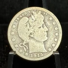 1915-S Barber Silver 25C Quarter Coin