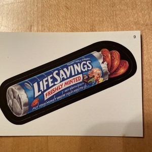 Wacky Pack Sticker Lifesavings