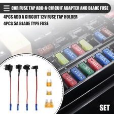 4 Type Add a Circuit Fuse Tap Set 5A Standard Mini Low Profile Mini  Fuse