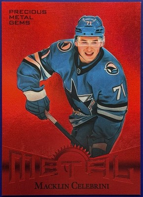MACKLIN CELEBRINI 2025-26 Skybox Precious Metal Gems RETRO RED PMG 67/100 SP