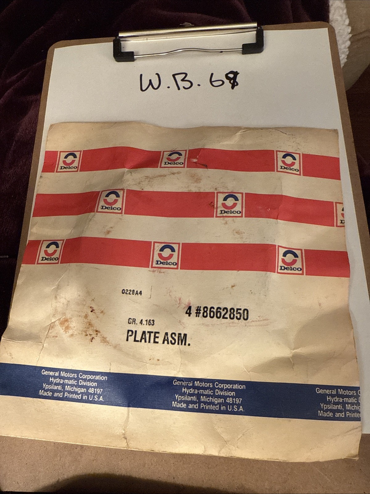 4 FORWARD INPUT CLUTCH FRICTION DISK 8662850  440T4 4T60 4T60E 4T65E 1983 - 1994