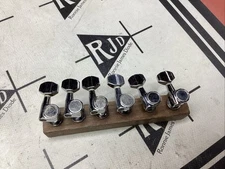 Ibanez Dual Pin Tuners Tuning Keys Pegs Heads In Line Right Chrome