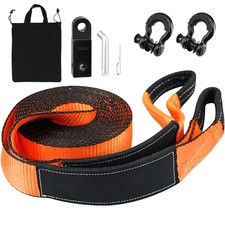 Off-road Recovery Kit 3 X 30 Heavy Duty Winch Recovery Kit With 30000 Lbs T