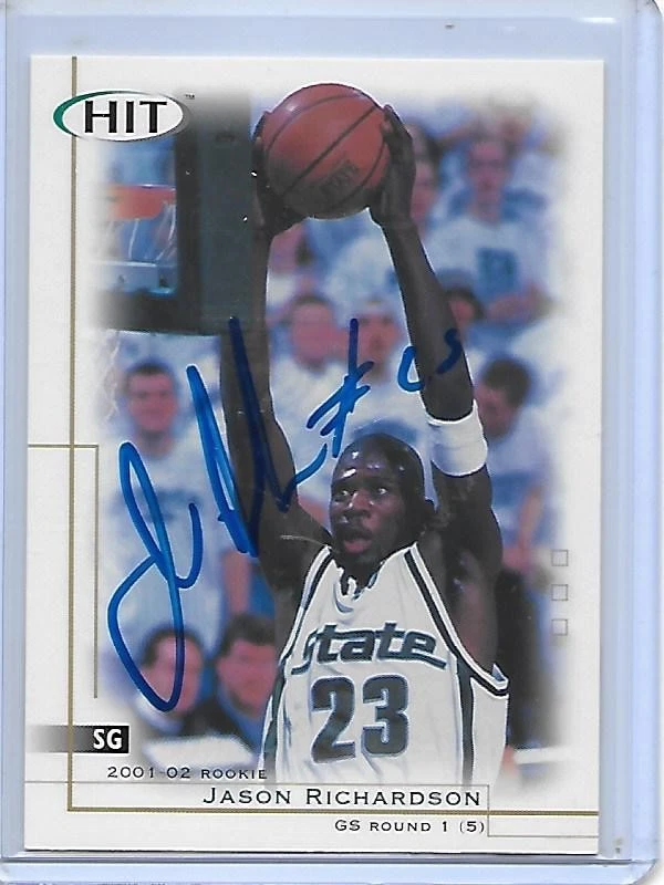 25+ Jason Richardson Basketball Autographed Sports Trading Cards