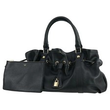 CELINE Medium abbey bag With Pouch Leather 11...