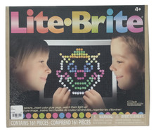 Lite Brite Set Classic Toy By Hasbro 214 pieces - NOS Retro Toy; pre-owned