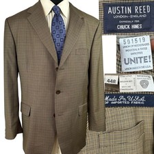 Austin Reed Houndstooth Wool Blazer 42R MiUSA