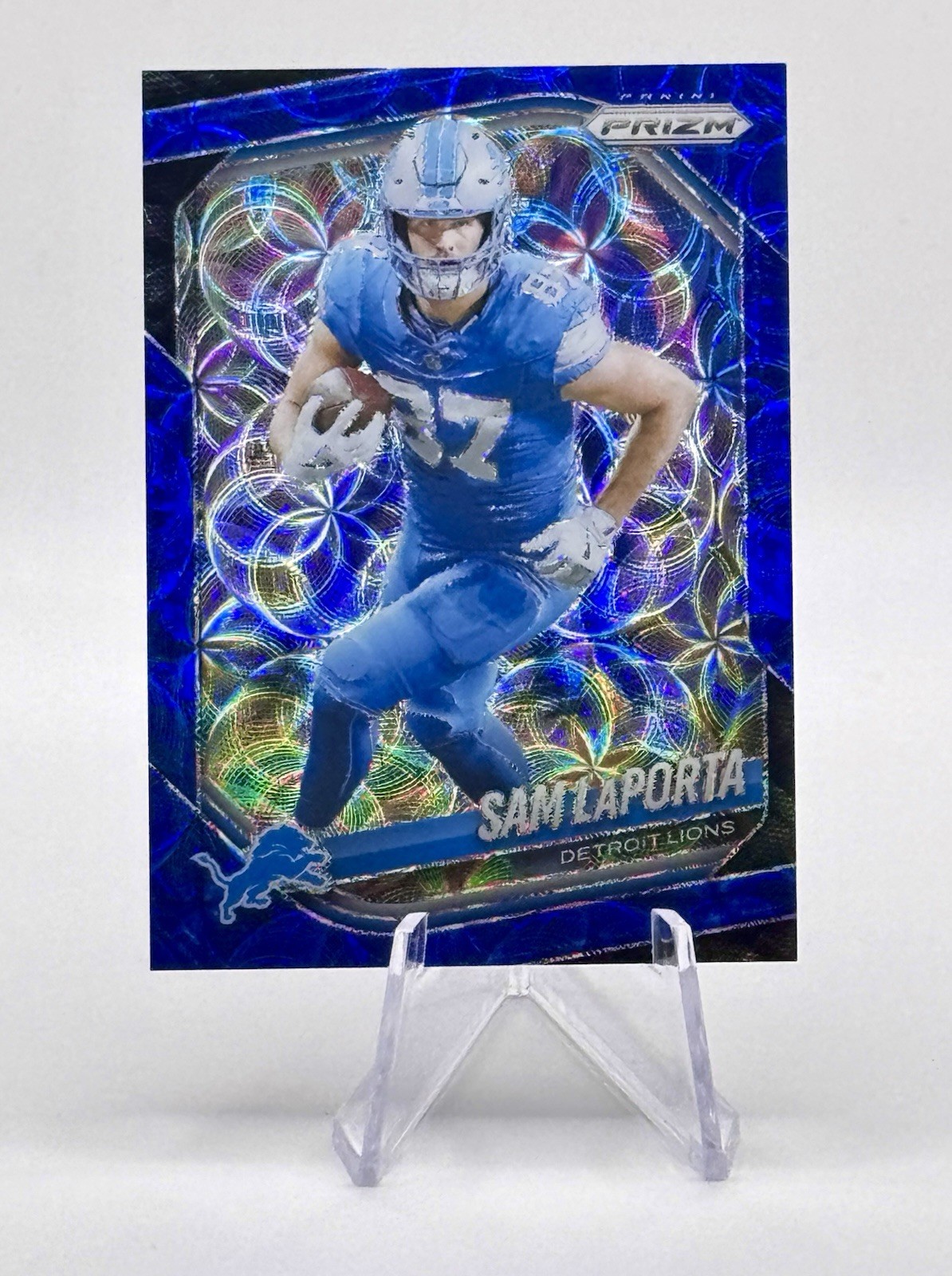 2025 Panini Prizm Sam LaPorta Choice Blue /14 #122 Color Match