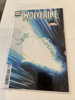 Wolverine #2 Roge Antonio GODZILLA Variant 2024 Marvel LGY #394