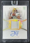 JORDAN LOVE 2020 PANINI FLAWLESS SIGNATURE GLOVES ROOKIE PATCH AUTO RPA B/B 1/1