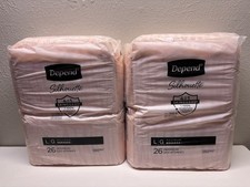 Depend Fresh Protection Underwear Women L Pink 52 pack Maximum FAST SHIP