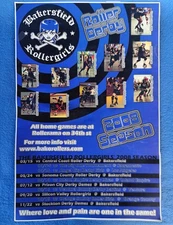 Roller Derby Girls Bakersfield Rollergirls Poster ~ The Dome 2008 Rollerama Rink