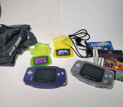 2 Nintendo Gameboy Advance  with 3 games | Tested WORKING!!!