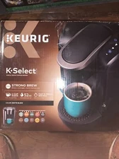 Sealed Genuine Keurig K-Select Single Serve Matte Black Coffee Maker Matte Black