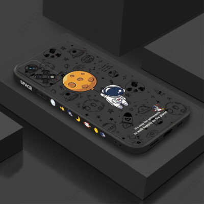 Hülle für Xiaomi Redmi 10 Note 11 10 9 8 Pro Mi 11 10T Stoßfest Astronaut Cover