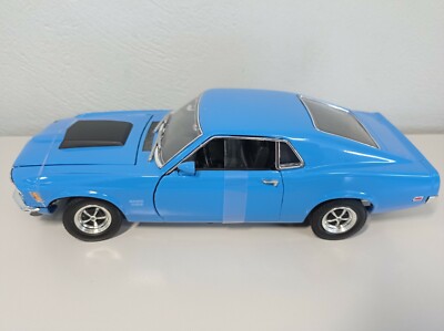 RARE MOTORMAX 1:18 FORD MUSTANG BOSS 429, BLUE - 73154 | eBay