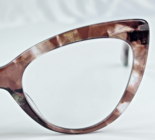Unbranded WA624495-01 Plastic Cat Eye Brown 53-22-150 Eyeglasses Frames Only - Picture 7 of 10