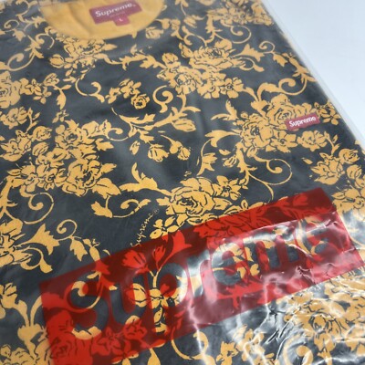 【美品】Supreme Small Box Tee Black Floral Supreme Small Box Floral Black t shirt Large | eBay