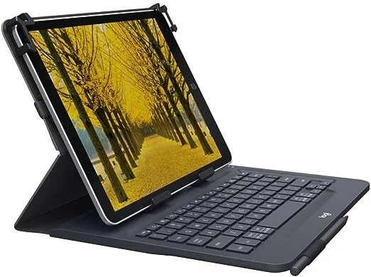 Logitech Universal Folio With Integrated Bluetooth Keyboard For 9-10" Apple - Image 2 of 2