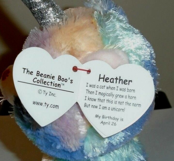beanie boo heather unicorn cat